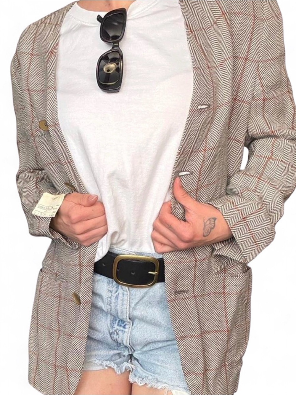 Giorgio Armani Herringbone Blazer